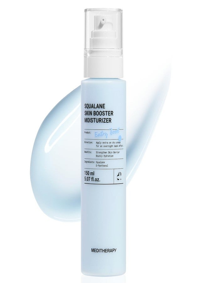 MEDITHERAPY Squalane Skin Booster Moisturizer – 8% Squalane + Panthenol + Hyaluronic Acid | Hydrating Moisturizer Face Cream for Dry Sensitive Skin | Lightweight Non-Greasy Barrier-Support 5.07 fl oz - Image 1